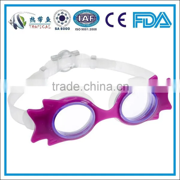 Cheap Price Kids Swimming Goggles , Swimming Items for Kids, Kids Swimming Goggles in Violet Color