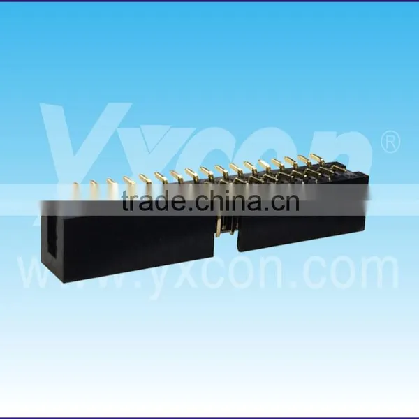 Made in China 2.54mm Pitch Factory Price Dual Row Vertical SMT Box Header Connector photo-4