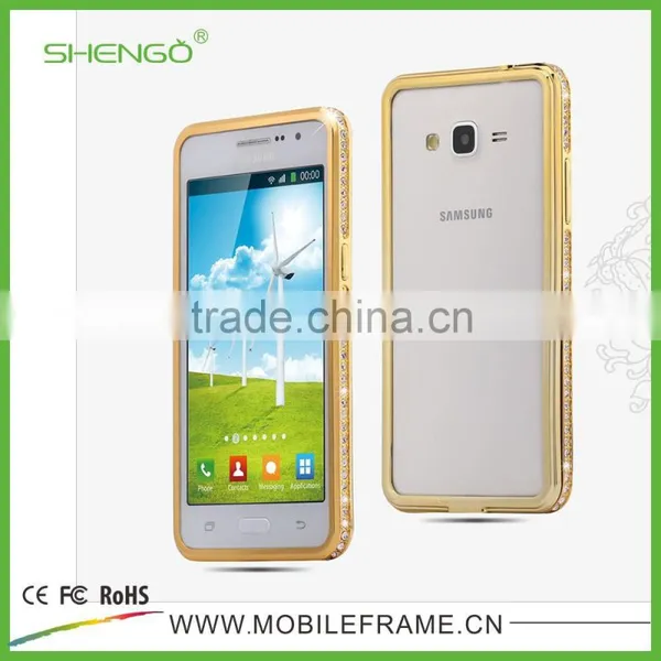 Newest Design Hot Selling Diamond Metal Bumper Phone Case for Samsung G530 photo-3
