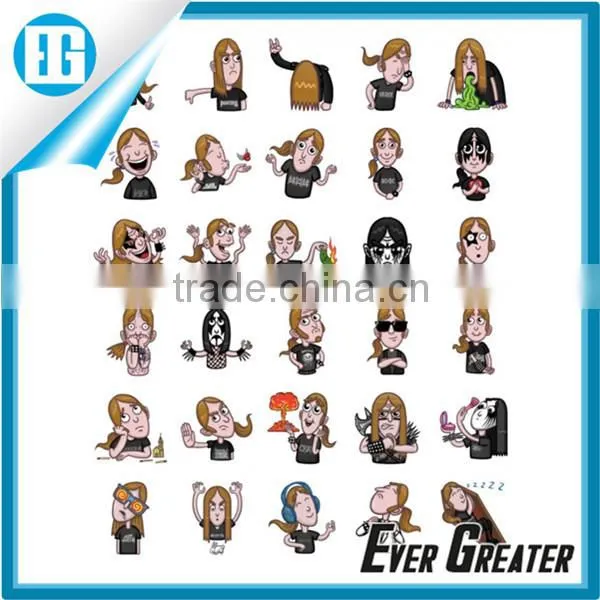 Customized Decorative Vinyl Sticker Kids Sticker Waterproof Cartoon Vinyl PVC Sticker photo-4