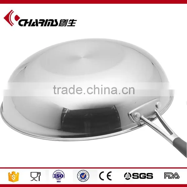 Charms Kitchen Stainless Steel Triply Mini Wok photo-2