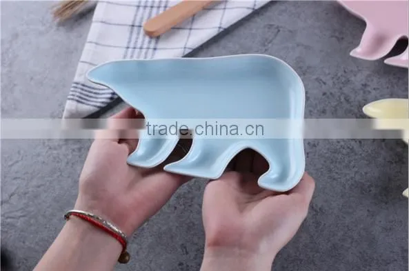 Creative Snacks Polar Bear Shape Ceramic Tableware HY0671801 photo-4
