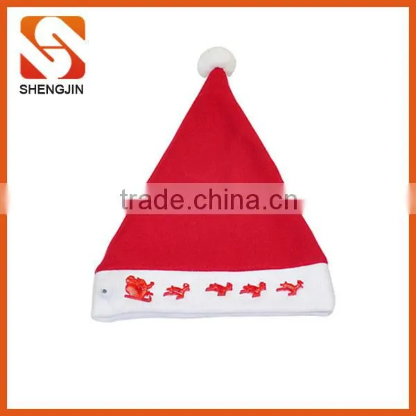 SJ-6902 LED Christmas Hat Flashing Santa Cluas Hat With Light photo-3