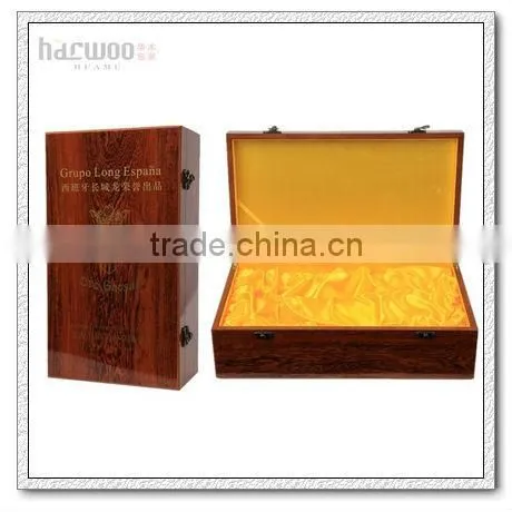 High Quality Wooden Wine Bottle Case for Sale photo-3