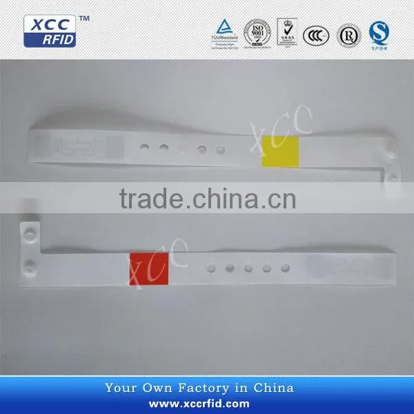 Disposable RFID Long Range Patient id Wristband