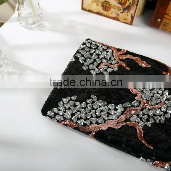 sequin embroidery cloth;3mm 3mm +3mm gold embroidery cloth;Polyester fiber;dress, home textile toys crafts use