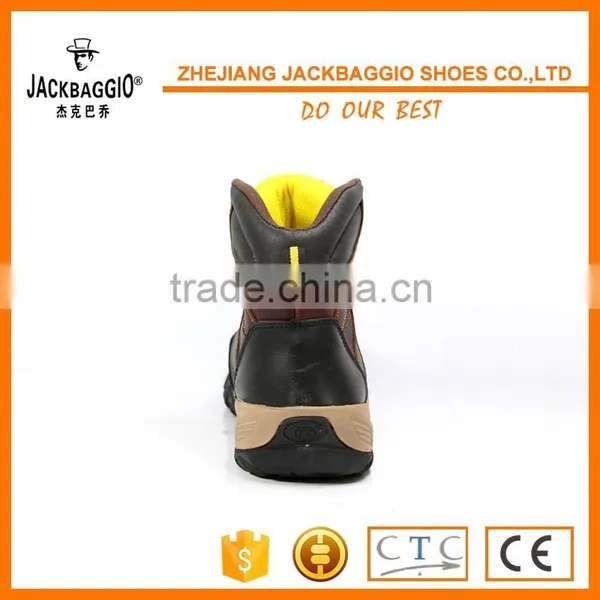 Top Brand High Quality Full Grand Leather Rubber Sole Safety Boot Quality Choice photo-4