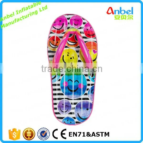 Emoji Float Inflatable Flip Flop Float Inflatable Thong for Water Fun photo-2