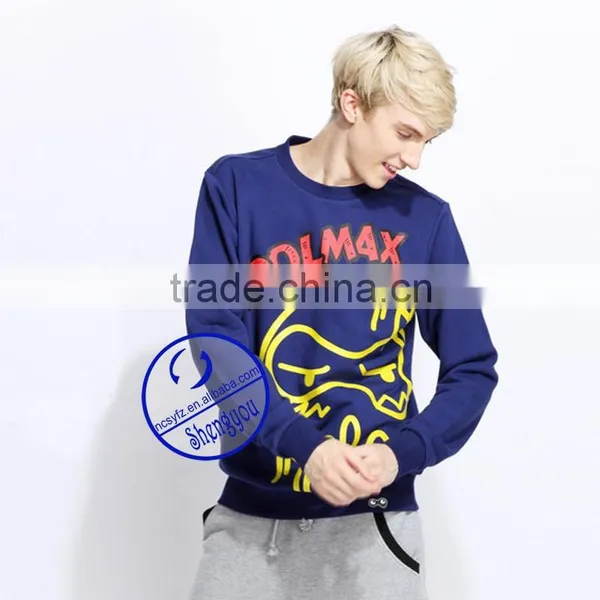 Wholesale Custom Nanchang Factory 100 Polyester Mens Pullover Sweatshirt photo-2