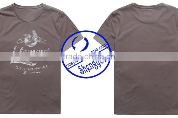 Custom Combed Cotton Men's Print T-shirt Wholesale China photo-6