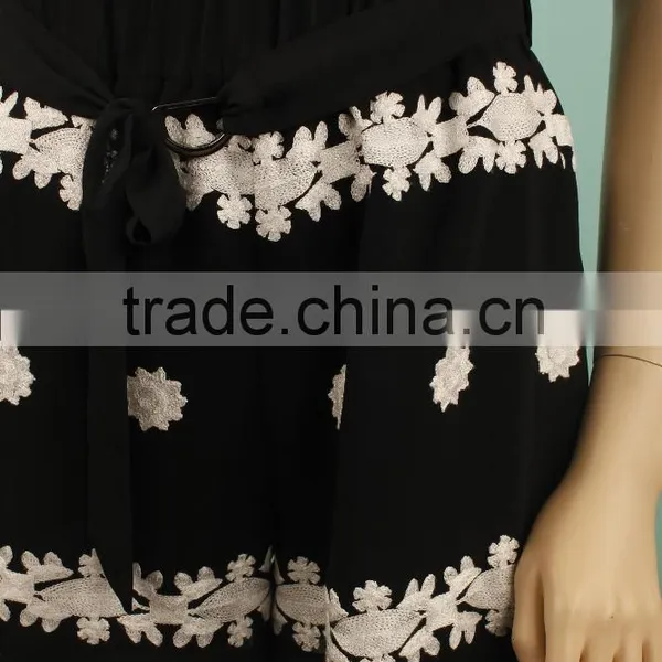2016 Casual Short Women Black Pants photo-4