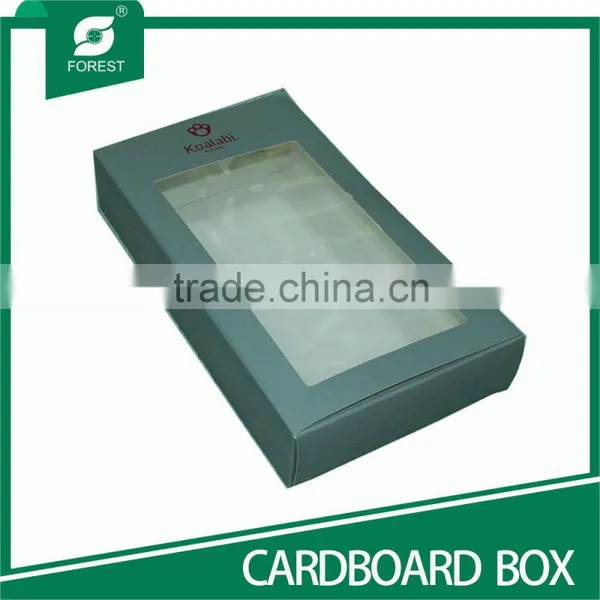 CUSTOMIAED CARDBOARD BOX WITH PVC WINDOW photo-2