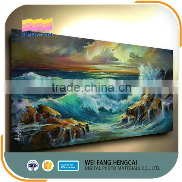 Waterproof Cotton Polyester Art Canvas Fabric For Sale photo-6