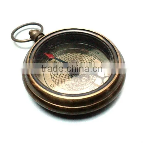 Nautical Brass Maritime Gift Compass - Pocket Compass 13503 photo-2