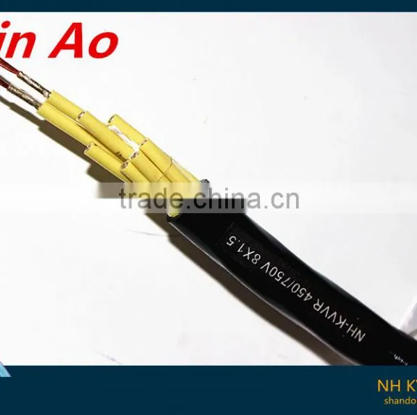 Copper Solid or Stranded Power Colored Cores Fire Resistant Electrical Cable