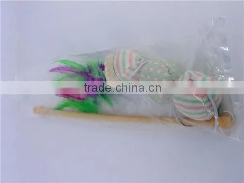 Cotton Ball Nature Cat Swing Toys With Sticker Toy Wholesale Cat Toys photo-2