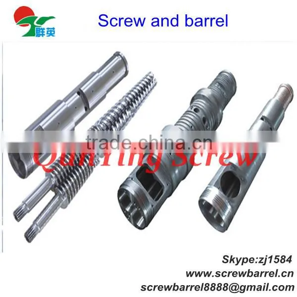 Twin Coinical Screw Barrel for Extruder Machinery in Stock photo-4