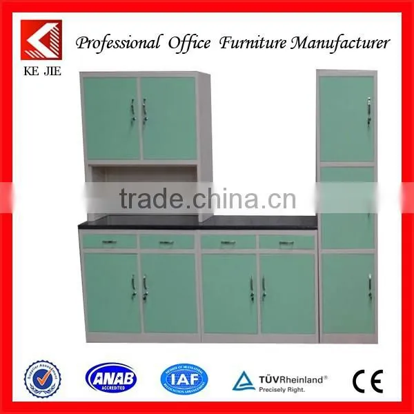 Professional Kitchen Cabinet Manufacturer/China Factory Knock Down Stainless Steel Kitchen Cabinet photo-4