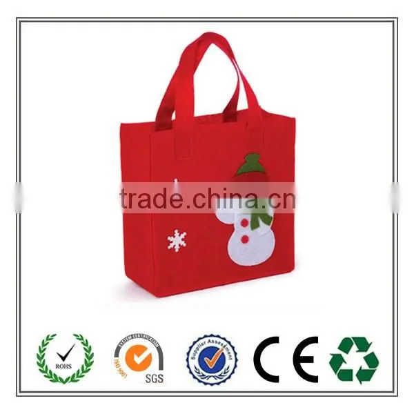 2016 Hot New Product Felt Christmas Gift Handbag for Decoration