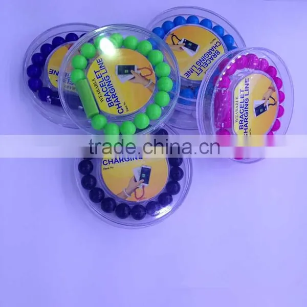 Colourful Newly Design Braclet USB Data Cable For IPhone photo-2