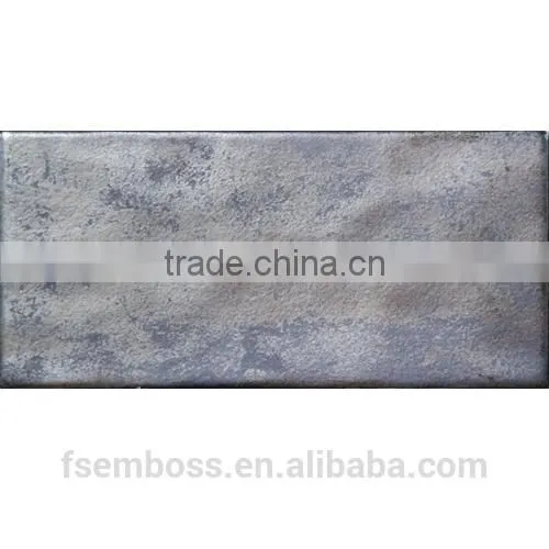 EMBOSS 100*200mm Rustic Metal Ceramic Kitchen Tile Porcelain Floor Tile photo-5