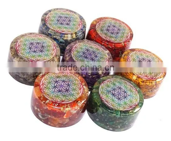Wholesale Orgone Tower Buster Chakra Set : Flower Of Life photo-3
