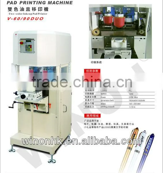 V-60/90 DUO TAMPOPRINT ELECTROMECHANICAL TAMPO PRINTING MACHINE photo-2