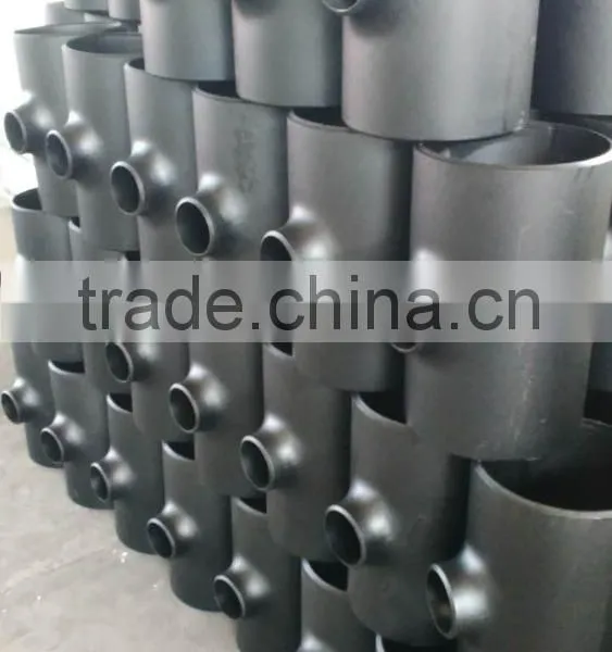 High Quality 150# Sch40 Steel Reducing Tee photo-2