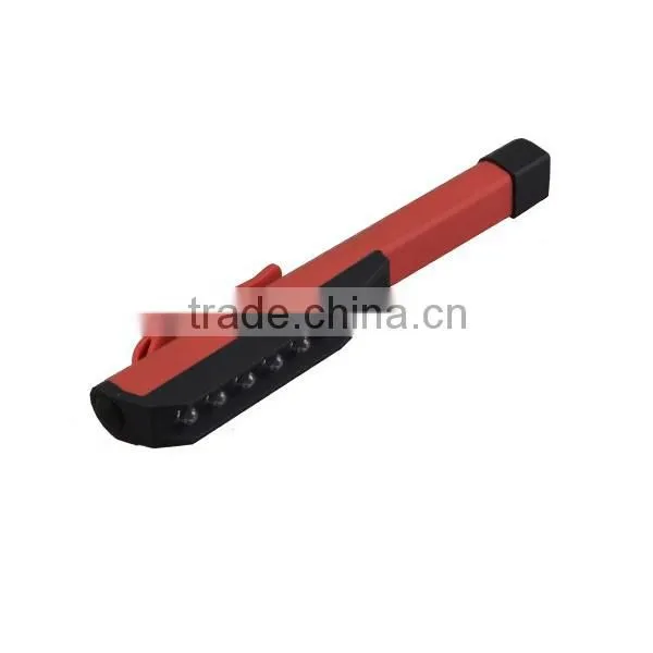 ABS Body Mini 6 LED Pocket Clip Pen Light Quality Choice photo-2