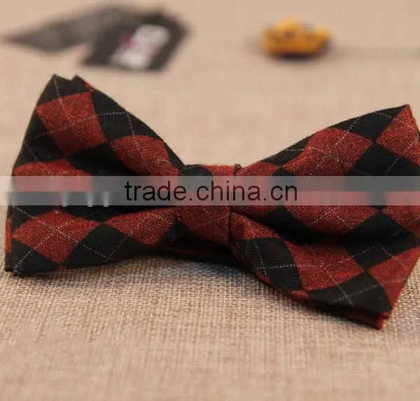 Ingles Boys Scottish Highland Plaid Bow Tie