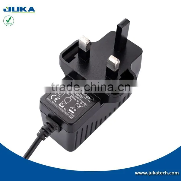 ac dc Switching Adaptor 24v 500ma Wall Adapter Power Supply With UK Mains Wall 3 Pin Plug photo-2