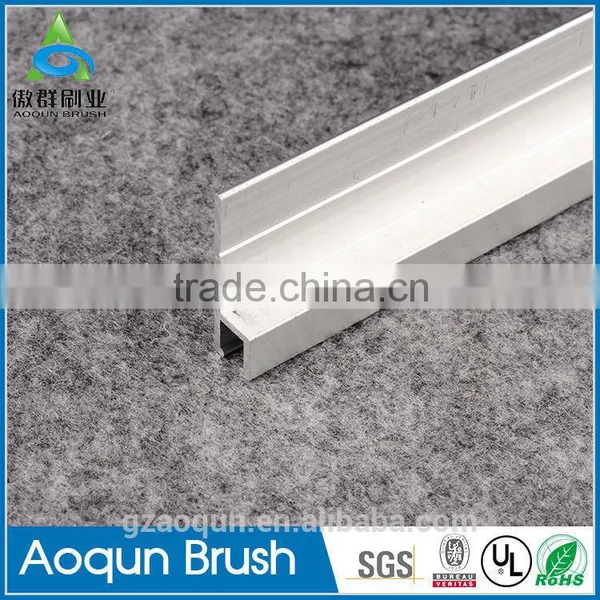 High Tenacity nylon aluminum extruder profile industrial Brush