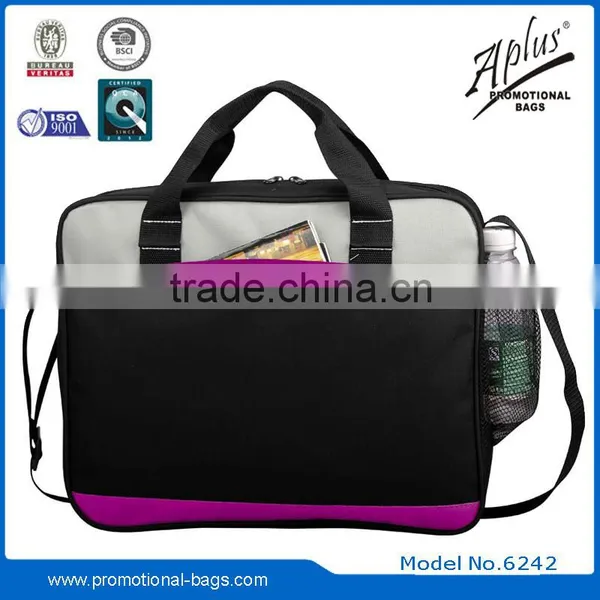 Simple Business Briefcase Briefcases With Holder for Bottle photo-6