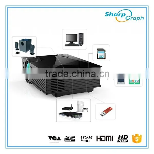 UNIC 1200Lumens Mini HD LED Wireless Micro Projector UC46 Outside Movie Computer Projectors photo-6