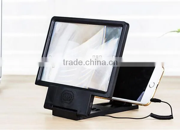 Hot 3D Movie Foldable Mobile Phone Enlarge Screen Magnifier With Speaker Quality Choice