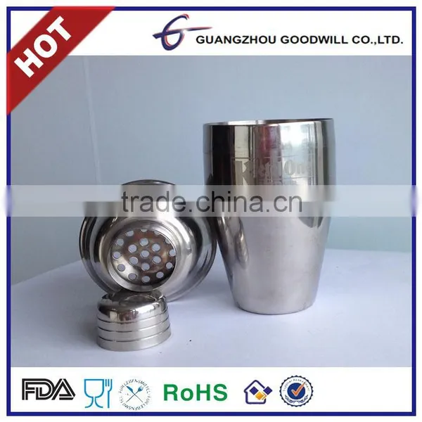 8oz Stainless Steel Food Grade Promotional Bar Wine Cocktail Shaker photo-2
