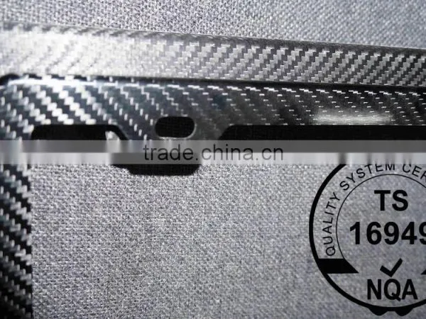 UNIVISAL CARBON FIBER License Plate Frame for USA photo-3