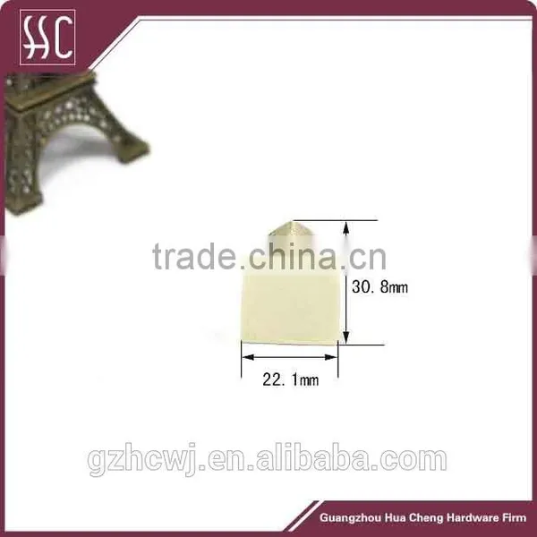Metal Triangle Zipper End for Handbag, Metal Hardware for Bag Fittings,fashion Bag Decoration photo-2
