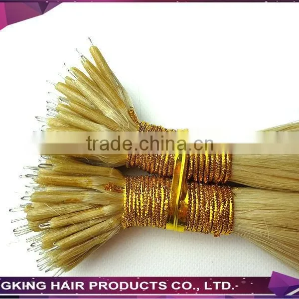 Russian Hair Double Drawn Virgin Hair Nano Ring Hair Extensions photo-4