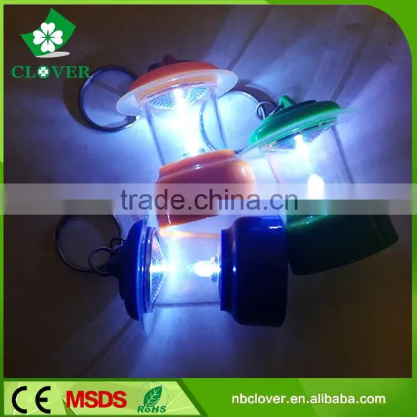 Camping Light Shape 1 LED Plastic Led Keychain Flashlight for Kids photo-3