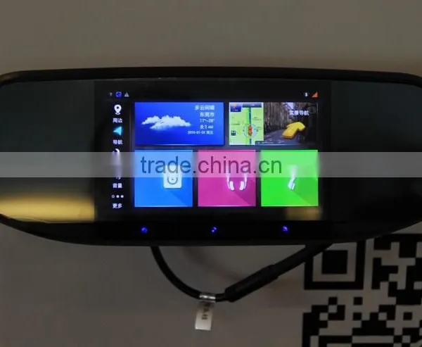 Hot Selling New 2015 Wifi Car Camera ,rearview Mirror With Gps Bluetooth Camera ,android Bluetooth Car Back Camera, Dual Dvr, 3G photo-5