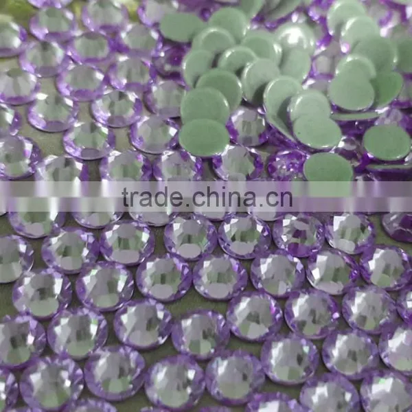 Extremly Shine Low Defect Good Quality Ss20 Tanzantite Color Dmc Hot Fix Stone