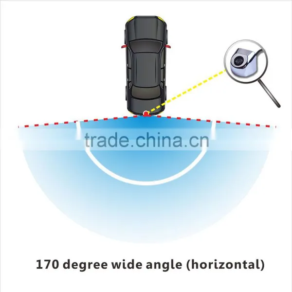 Wide Angle Rear Parking Car Camera With 480TVL High Resolution photo-2