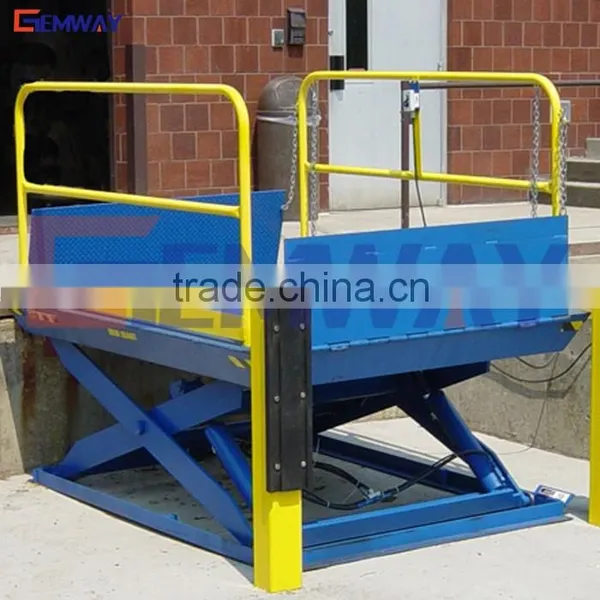 3.5ton Warehouse Hydraulic Scissor Loading Dock Lift Platform photo-2