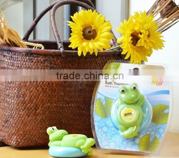 Baby bath thermometer for electronic baby toy