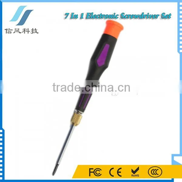 BEST-8903 7 In-1 Multi-functional Mini Pocket Repair Flat and Star Precision Screwdriver Set photo-2