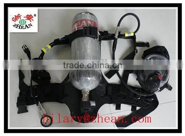 Air Breathing Apparatus SCBA/Carbon Fiber Cylinder/Positive Pressure Air Breathing Apparatus