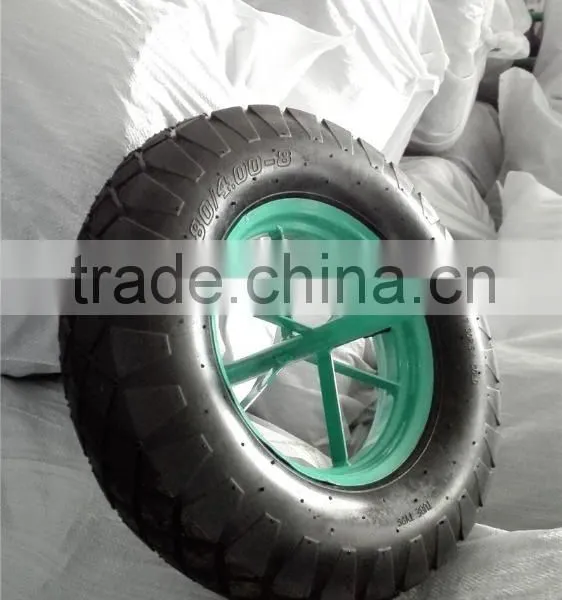 Lowest Price Wheelbarrow Wheel 4.00-8 With Spoke photo-2