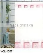 100% POLYESTER SHOWER CURTAIN