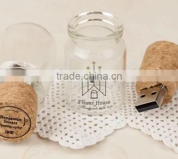 Custom Wooden Dream Drift Bottle Flash Usb, Buy Cheap Usb Sticks Bottle Cork Usb Stick 8gb photo-6